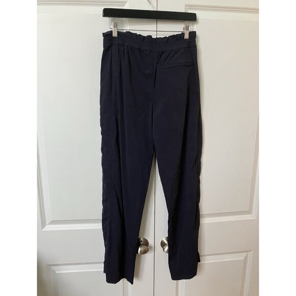 Athleta Trekkie Parachute Pants Womens 8 Navy Blue Outdoor Athleisure Gorpcore - Picture 6 of 12